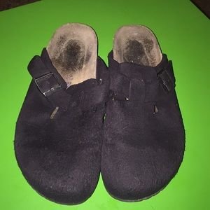 Birkenstock, Clogs, Black Suede, 12 / 42